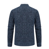 Riolio Men's knitted cardigan casual V-neck autumn and winter new sweater coat