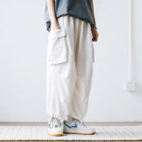 Riolio  Harajuku Y2k Baggy Cargo Pants Joggers Streetwear Ankle-Length Casual Harem Long Trousers Men Wide Leg Oversize New