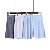 Riolio Summer Cotton Pyjamas Mens Sleepwear Casual Trousers Male Sleeping Short Loose Comfortable Sleep Bottoms