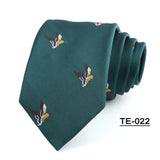 Riolio  Wholesale 8CM Men's Necktie Classic Ties For Man Wedding Business Party Polyester Dots Stripes Floral Jacquard Ascot Accessories