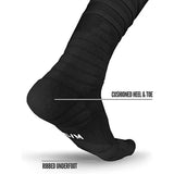 Riolio Football Socks Extra Long Padded Scrunch Athletic Socks for Men Women