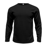 Riolio Spring And Autumn Korean Style Sweater Men's Casual Loose Plus Size men's Clothing Waffle Fabric Crew-neck Long-sleeved Pullover