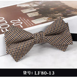 Riolio  2PCS Neck Tie Set 8CM Top Cotton Floral Printed Necktie Fashion Block Flower Suit Ties For Men Shirt Handkerchief Wedding Cravat