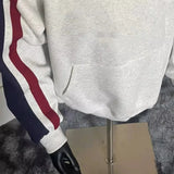 Riolio  New American Retro Men's Hooded Sweatshirt Casual Harajuku Navy Patchwork Long Sleeve Pullover Autumn High Quality Hoodies M-3XL
