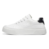 Riolio  New plus size student sports shoes versatile thick sole height increasing white shoes men's casual board shoes