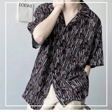 Riolio  Men Clothing Summer Fashion Vintage Print Cuban Collar Hawaiian Beach Shirts Streetwear Casual Harajuku Short Sleeve Loose Tops