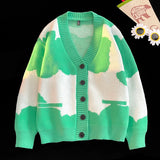 Riolio Open Front Button V Neck Long Sleeve Sweater Women Basic Shirt Men Warm Soft Coat Autumn Winter Tops Casual Knit Jacket Cardigan
