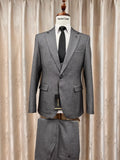 Riolio  Men's Notched Lapel Suits 3 Pieces Business Outfit,Slim Fit Suit Set Jacket Vest Pants For Wedding,Classy Handsome Tuxedo S-3XL