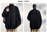 Riolio  Sweater men 2025 New Men Knitwear Solid High Neck Sweater Soft Warm Comfortable Winter Pullover Fashion Casual Warm Sweater