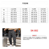 Riolio  Men's Textured Cargo Pants Elastic Waist Drawstring Joggers with Pockets Casual Trousers