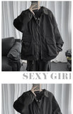 Riolio Fall Winter Thickened Work Jacket Korean Style Trendy Hooded Jacket Men 2025 New Versatile Loose Fashion Top Aesthetic Urban