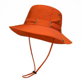 Riolio  Wide Brim Large Brim Fisherman Hat UV Protection Sunscreen Summer Panama Hat Breathable Fashion Fishing Hat Hawaii