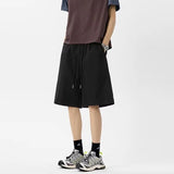 Riolio  Quick drying shorts for men in summer thin straight leg casual five quarter pants men's loose basketball sports shorts
