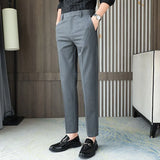 Riolio  New Men's Trousers High-end Men's Slim Long Summer Thin Casual Pants