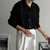 Riolio  New Korean Luxury Men Cardigan Trendy Textured Long Sleeve Buttoned Korean Leisure Sweater Coats Premium Quality Knitwear M-3XL