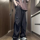 Riolio  Minimalist Men's Cargo Pants Wide Mountain Outdoor Street Long Designer High Quality Loose Cheapest Techwear Cheap Male Trousers