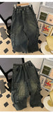 Riolio  Trendy Men's Workwear Denim Pants Autumn Winter New Vintage American Sle Loose Wide Leg Floor-Length Pants