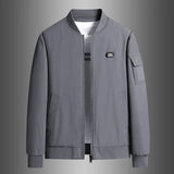Riolio Men's Jacket Outdoors New Spring Autumn Baseball Jacket Cotton Thickened Warm Men's Jacket Casual Trendy Jacket Quality Blazer