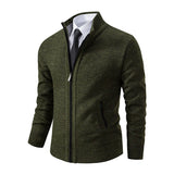Riolio New fashion men's knitted sweater cardigan Joker comfortable warm casual coat