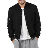 Riolio  Autumn/Winter Suede Men's Button Cardigan Jacket Casual American