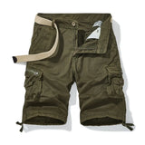 Riolio Shorts Male Slim Workout Shorts Lightweight Outdoor Mens Casual Hiking Cargo Fishing Short Pants Summer Quick Drying Work Shorts