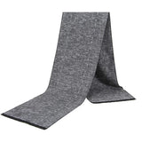 Riolio  Men Scarf For Man Winter Copy Cashmere Shawl Luxury Brand Scarf Soft Keep Warm Outdoor Grey Knit Neckerchief Men Shawl Wrap Gift