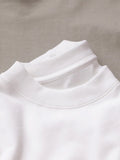 Riolio 11.29oz 320Grams Heavy Cotton Weight Oversized Loose Men T-shirt Solid Color Drop Shoulder Short Sleeve High Quality