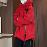 Riolio Spring Autumn Casual Jacket Men/Women Zipper Design High Quality Unisex Outdoor Waterproof Hooded Windbreaker Coats 5Colors