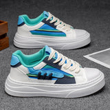 Riolio  New color blocked men's board shoes youth college style men's sports shoes spring and autumn single shoes