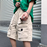 Riolio Mens Summer Cargo Shorts Multi Pocket Casual Outdoor Sports Workwear Lightweight Comfortable Hiking Shorts Trendy Fashion