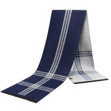 Riolio  Men Scarf For Man Winter Copy Cashmere Shawl Luxury Brand Scarf Soft Keep Warm Outdoor Grey Knit Neckerchief Men Shawl Wrap Gift