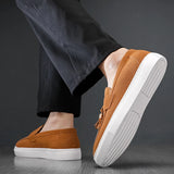 Riolio  Luxury Dress Shoes for Men Comfy Brand Gentleman Tasseled Loafers Outdoor Shoes Leisure Walk Male Moccasins Suede Leather Man