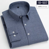 Riolio  Luxury high-quality100%cotton houndstooth full shirts for men slim fit Casual shirt long-sleeve plaid soft designer clothes ropa