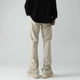Riolio  Spring Autumn Vintage Harajuku Solid Pants Men Loose Fashion Trousers Y2K Pockets Patchwork Ropa Hombre All Match Male Clothes