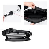 Riolio  Minimalist Black Men's Shoulder Bag Male High Quality Waterproof Briefcase Crossbody Bag Business Style Messenger Bags for Men