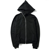 Riolio  New Hoodies Men zipper Cardigan harajuku black sweatshirts hip hop swag style skateboard streetwear Cloak Hooded jacket coat