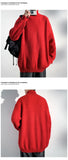 Riolio  Sweater men 2025 New Men Knitwear Solid High Neck Sweater Soft Warm Comfortable Winter Pullover Fashion Casual Warm Sweater