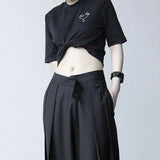 Riolio  XS-5XL Y2k Dark Side-Flap Button Casual Trousers Genderless Autumn Streetwear Fashion Outdoor Versatile Wide-Leg Pants Unisex