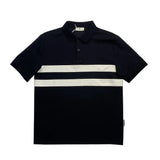 Riolio  Summer Men Color Matching Polo Shirts Korean Male Clothing T-shirt Versatile Casual Fashion Basic Lapel Loose Short Sleeves Tops