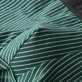 Riolio Men Boxer Versatile Mid-rise Striped Print Patchwork Color Thin Shorts Briefs Quick Drying U-convex Panties Men's Underpants