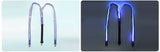 Riolio  LED Suspender Light Up LED Bow Tie Illuminated Belt Clips-on Braces Vintage Novelty Elastic Adjustable Suspender For Club Patry