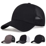 Riolio Unisex 8 Lines On The Brim Of The Hat Baseball Net Caps Spring and Summer Outdoor Adjustable Casual Hats Sunscreen Hat