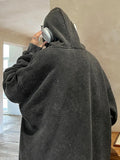 Riolio Spring Autumn Washed Hoodies Men 360G Heavy Cotton High Street Vintage Oversized Sweatshirts Y2k Hoody Harajuku Tops