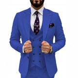 Riolio  Latest Olive Green Men Suits for Groom 3 Piece Classic Wedding Tuxedo Notched Lapel Best Man Slim Fit Blazer Trajes De Hombre