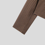 Riolio Men's Jackets Plaid Lapel Long Sleeve Button Fashion Casual Male Crop Coats Spring Streetwear Thin Jackets S-5XL INCERUN