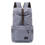 Riolio  Retro men's backpack trendy canvas men's bag middle school student schoolbag large capacity outdoor backpack leisure travel bag