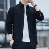 Riolio  Long-sleeved Shirts Men's Workwear Jackets Spring Autumn Trendy Loose Casual