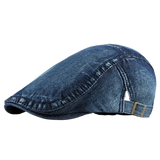 Riolio Brand Oohmy Cotton Denim Newsboy Hats Flat Ivy Gatsby Cabbie Driving Berets Hat Dad Cap for Men Women Vintage Casual Headwear