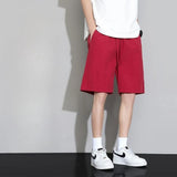 Riolio  Men's Ice Silk Quick-Dry Breathable Mid-Length Sports Stretch Beach Shorts Summer New Style Casual Outdoor Comfort Wear