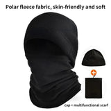 Riolio Winter Polar Coral Fleece Balaclava Men Face Mask Neck Warmer Beanies Thermal Head Cover Sports Scarf Ski Caps